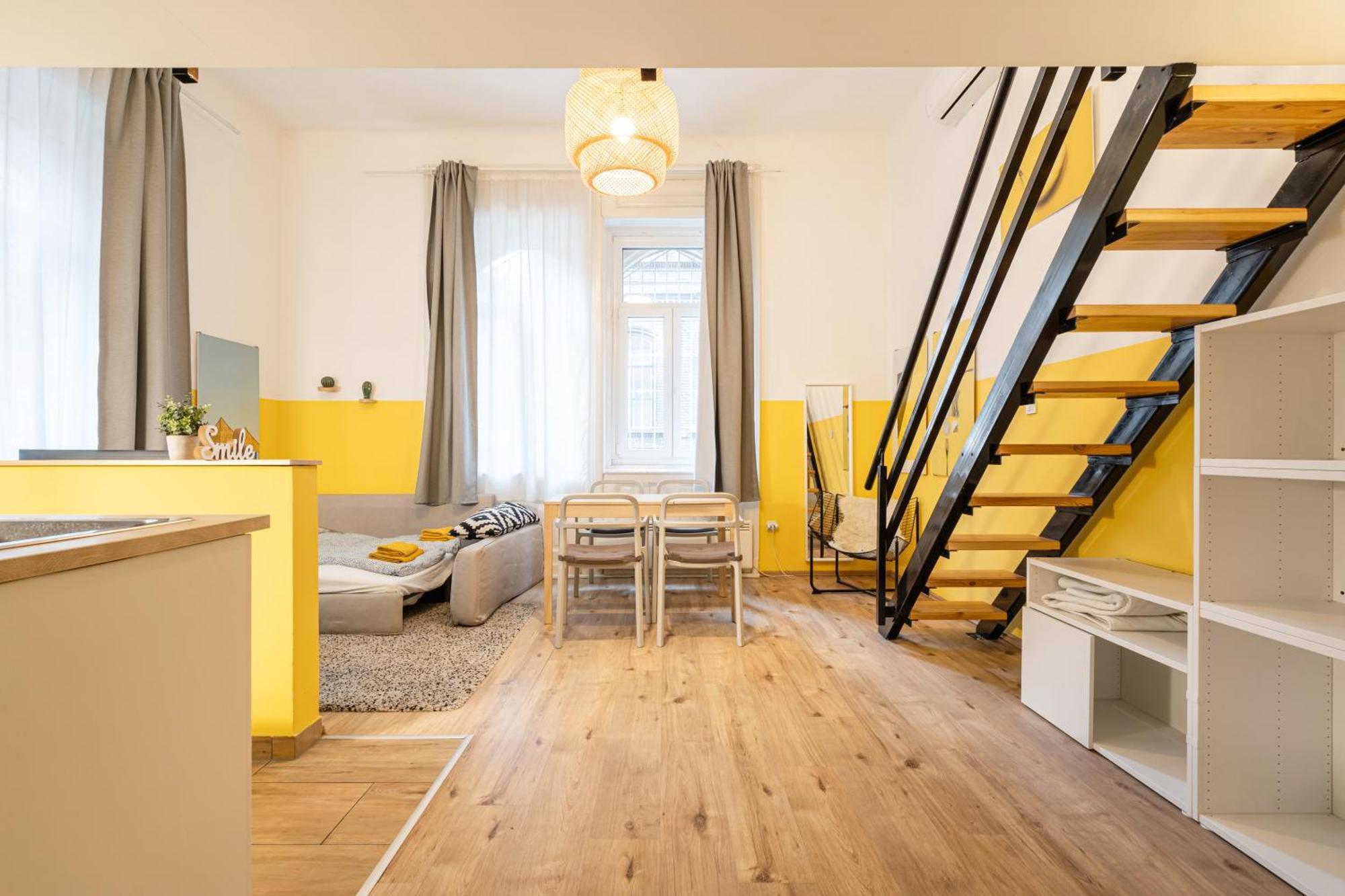 Charming Studio In The Heart Of The Jewish Quarter W41 Yellow Budapest Luaran gambar